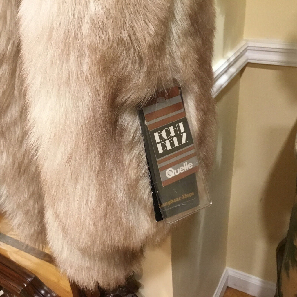 Real Fur Men/ Women Coat Size M Animal Hair For TALL  ￼Person.