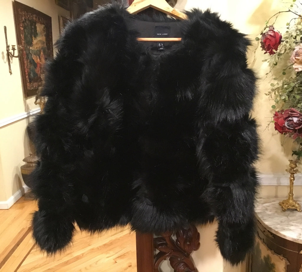 Faux Fur Coat size 4
