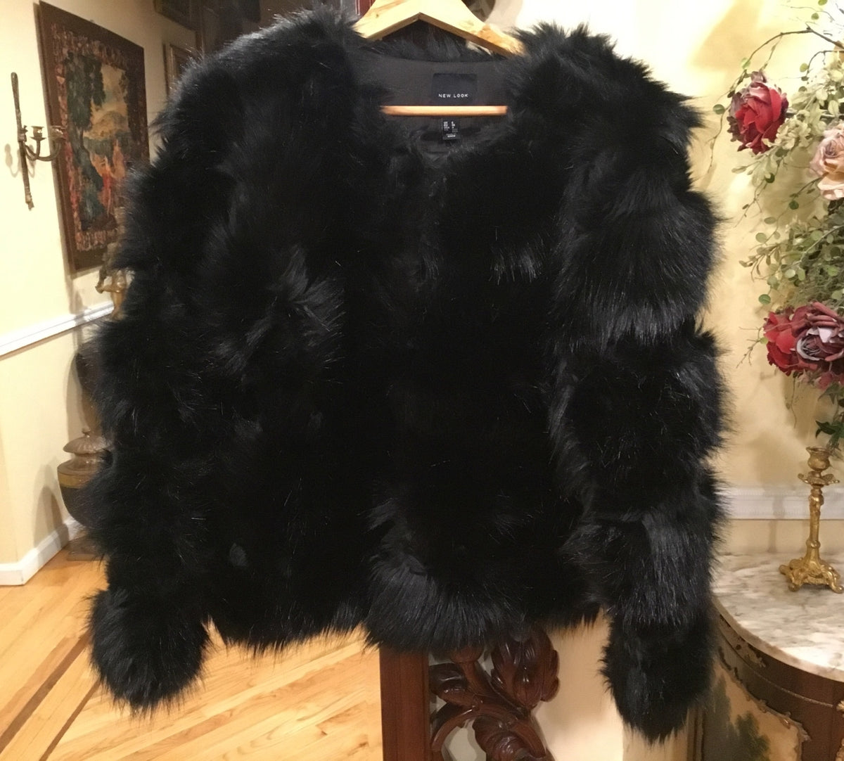 Faux Fur Coat size 4