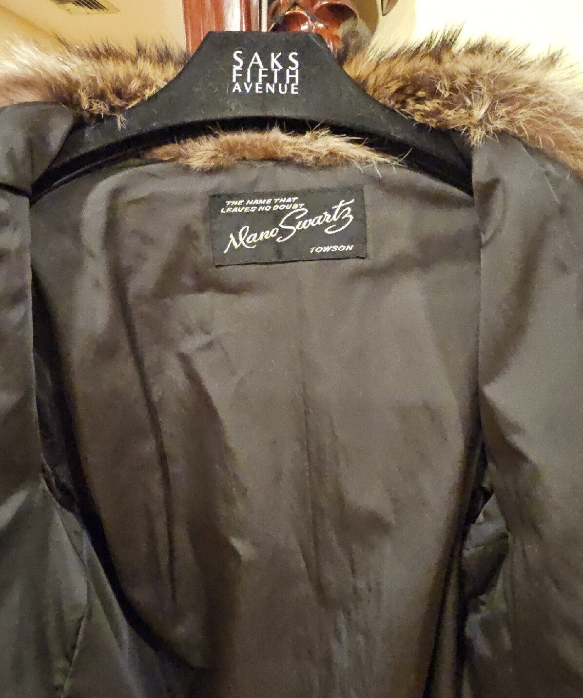 Raccoon Coat/ Jacket- Size M