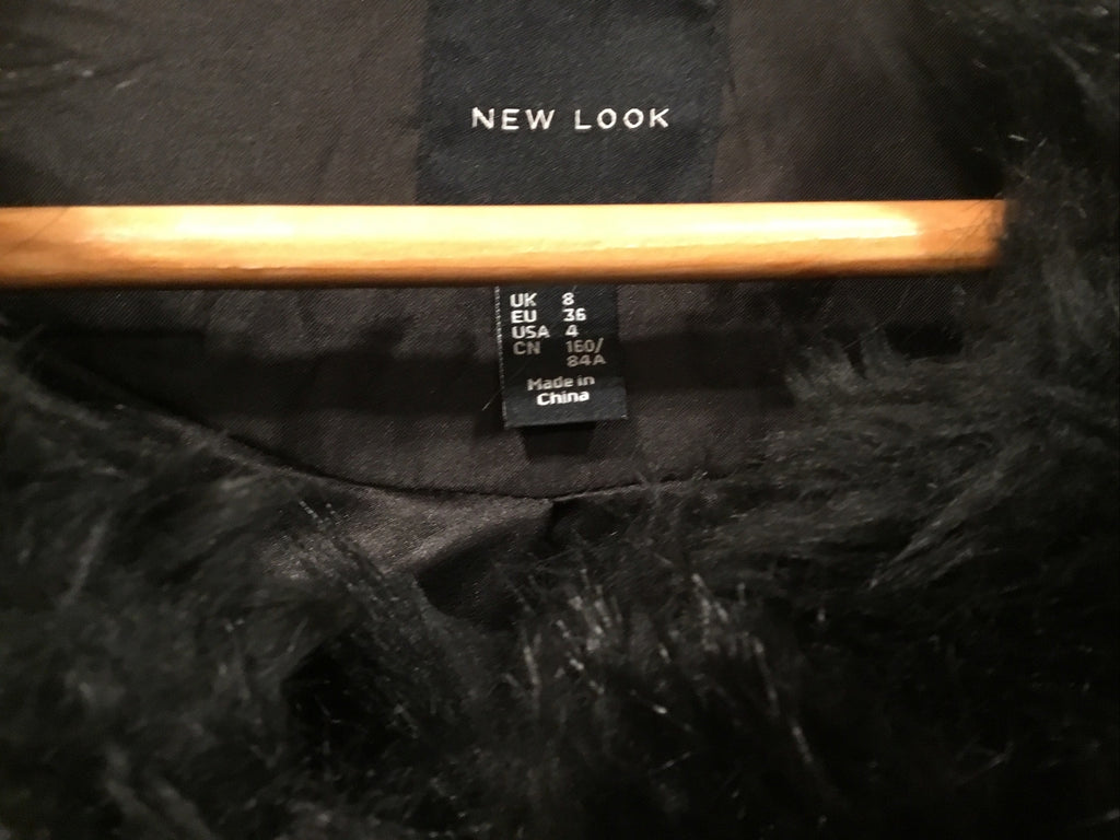 Faux Fur Coat size 4