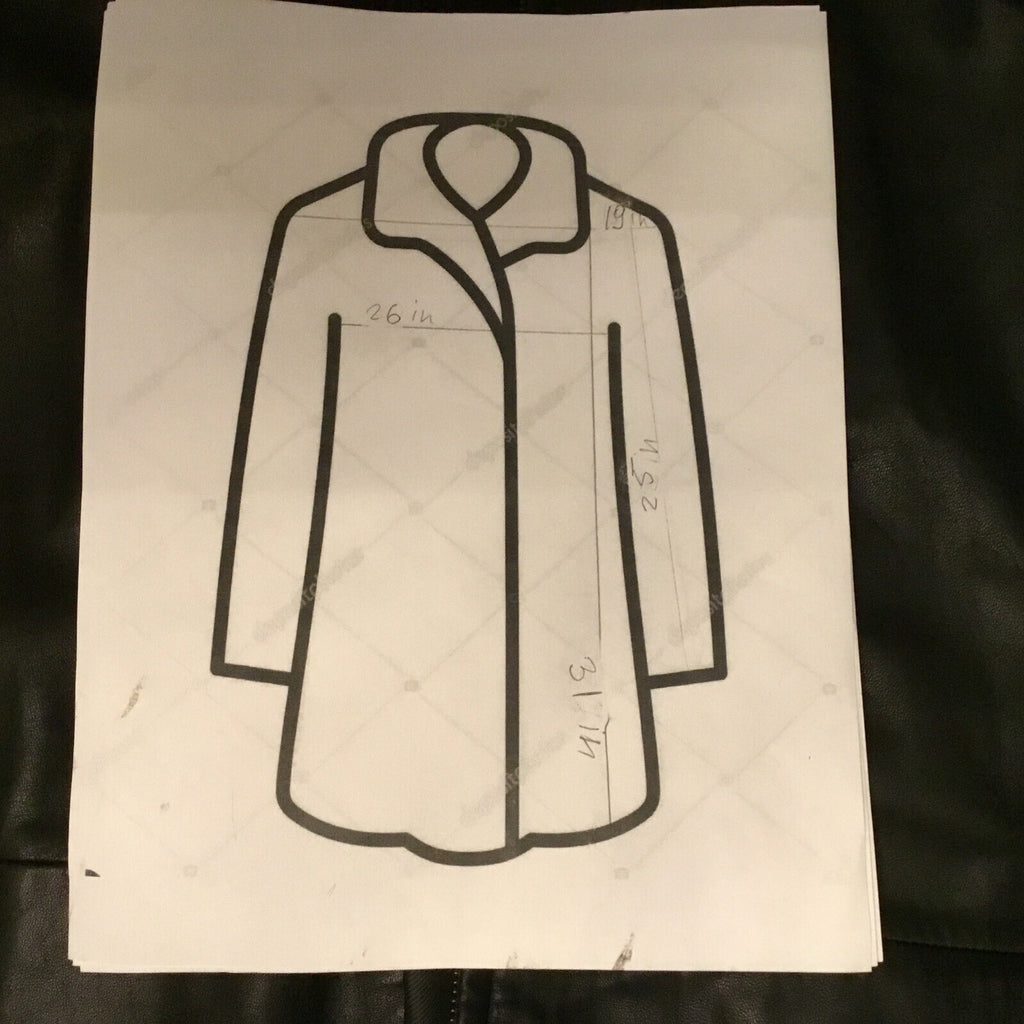 Leather￼ ￼And Fox  Coat  Coat Sz  XL