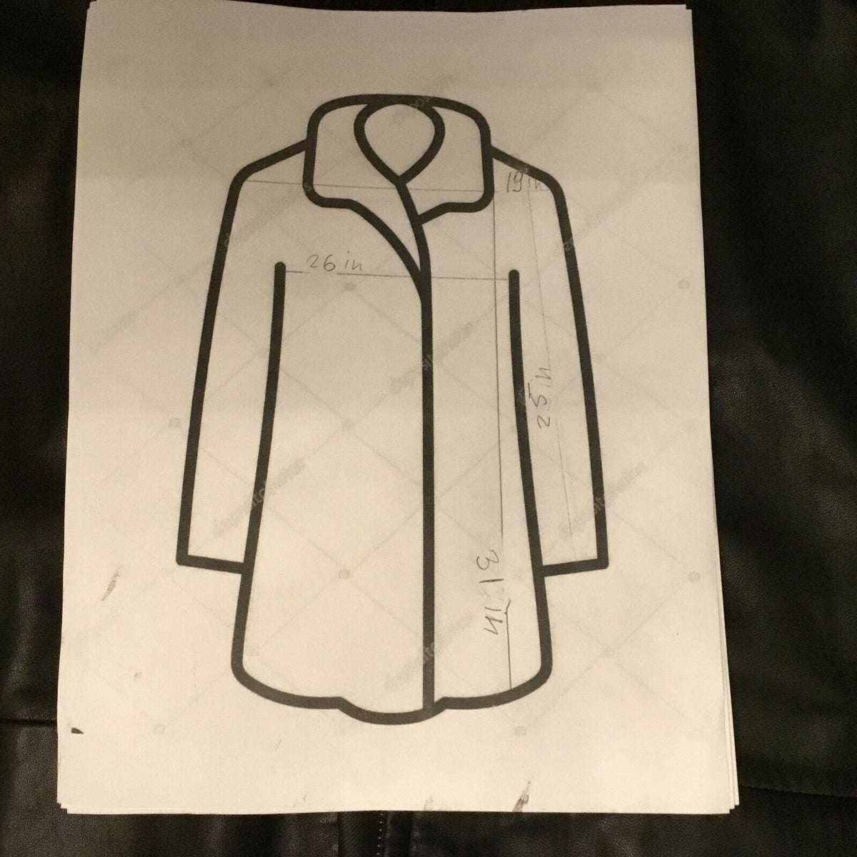 Leather￼ ￼And Fox  Coat  Coat Sz  XL