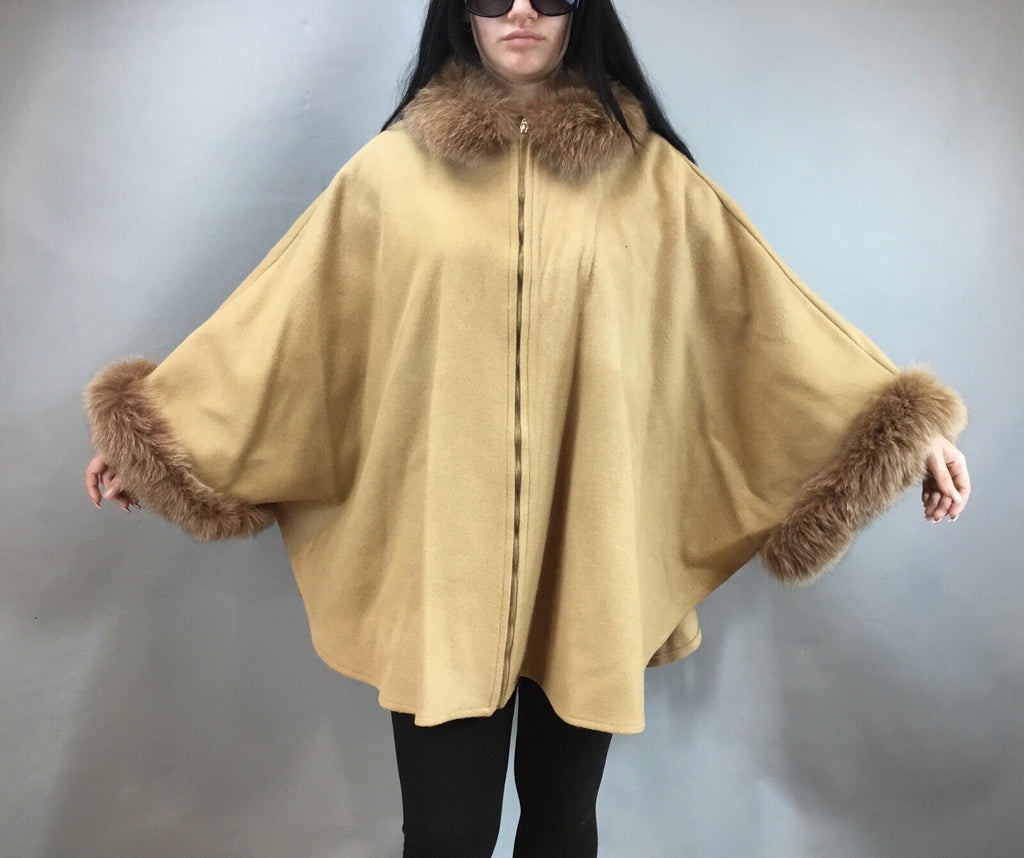 Fox And Wool Jacket￼  Coat Sz  Free