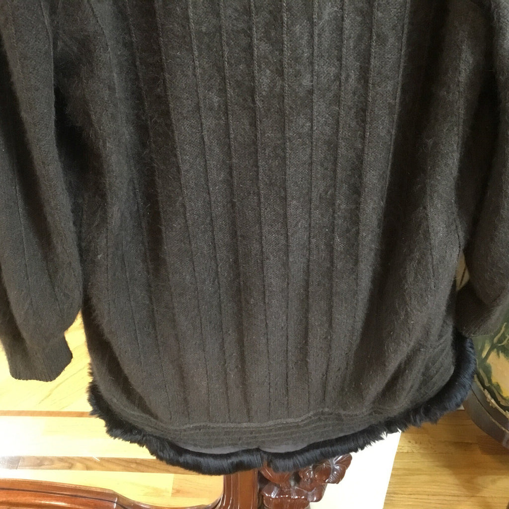 CASHE, ￼Mink, Angora fur long sweater jacket. Beautiful Jacket. size￼ M/L