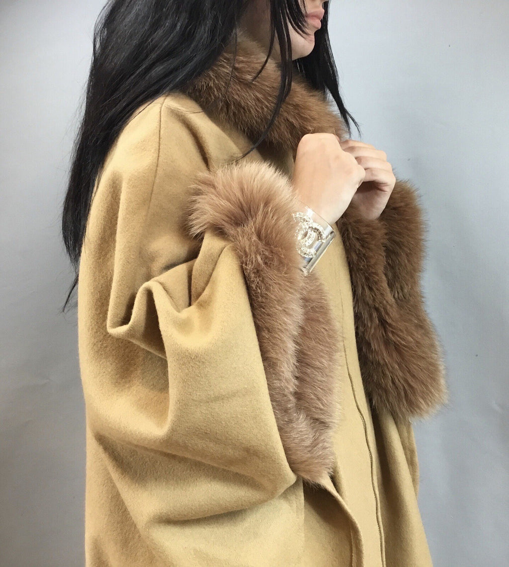 Fox And Wool Jacket￼  Coat Sz  Free