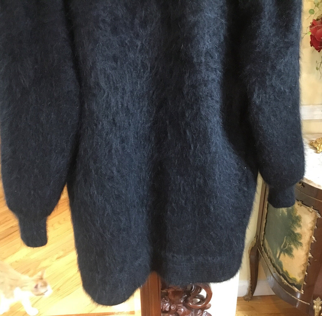 Mink, Angora fur long sweater jacket. Beautiful Jacket.  Sz M