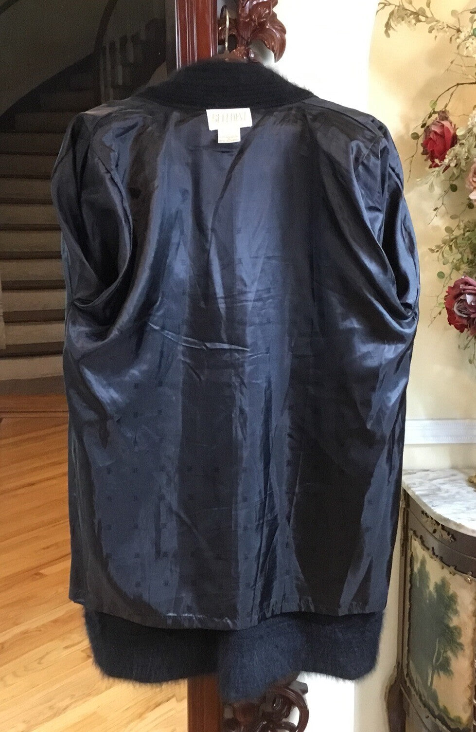 Mink, Angora fur long sweater jacket. Beautiful Jacket.  Sz M