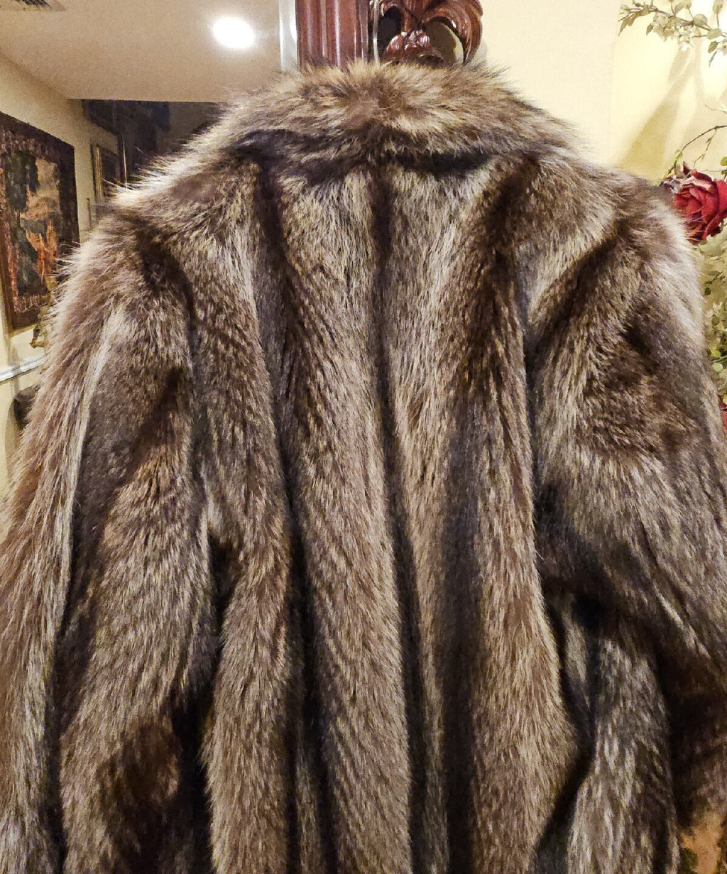 Raccoon Coat/ Jacket- Size M