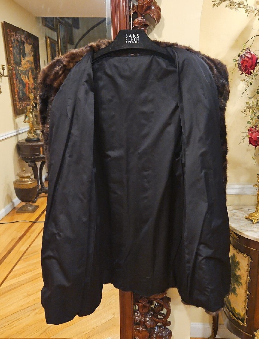 Mink  Coat  Size M