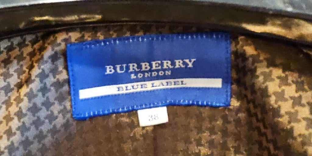 BURBERRY REAL RED FOX FUR JACKET  FOX COAT SIZE 38
