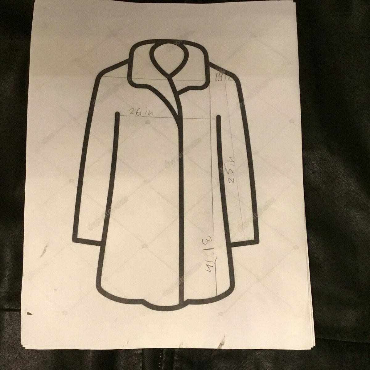 Leather￼ ￼And Fox  Coat  Coat Sz  XL