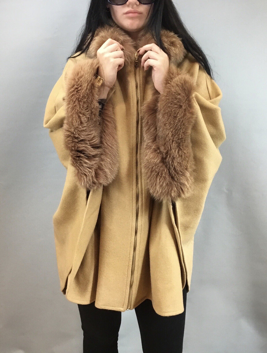 Fox And Wool Jacket￼  Coat Sz  Free