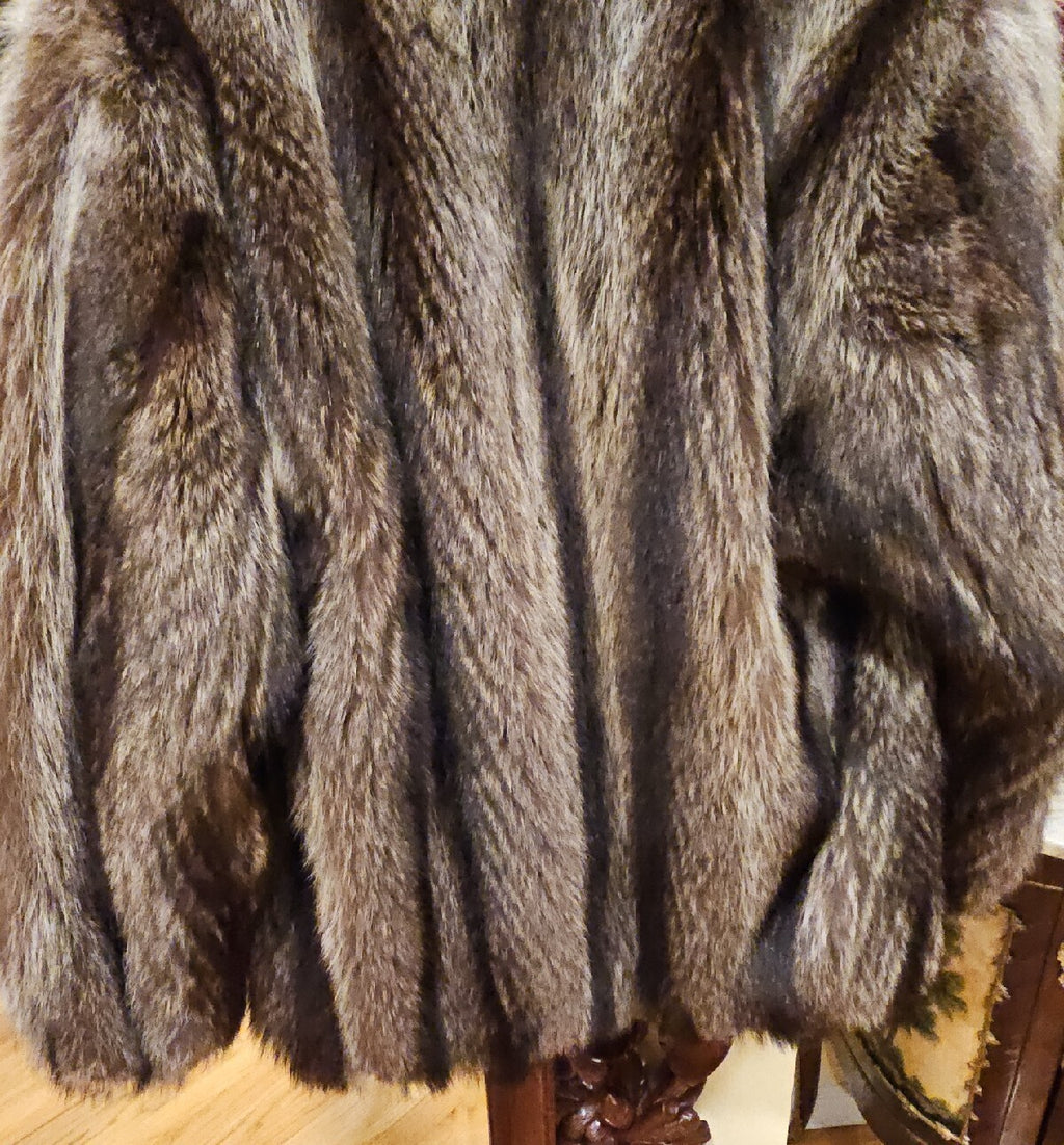 Raccoon Coat/ Jacket- Size M