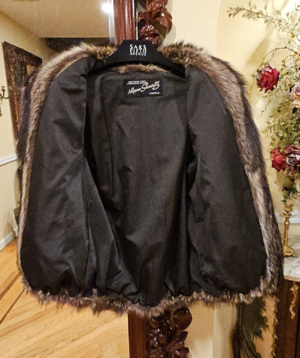 Raccoon Coat/ Jacket- Size M