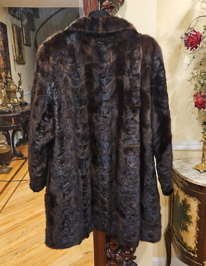 Mink  Coat  Size M