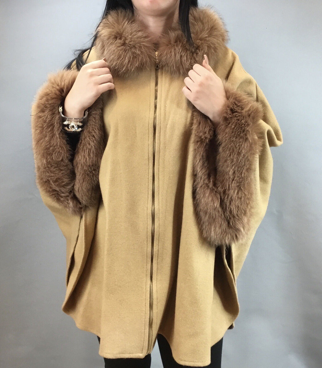 Fox And Wool Jacket￼  Coat Sz  Free