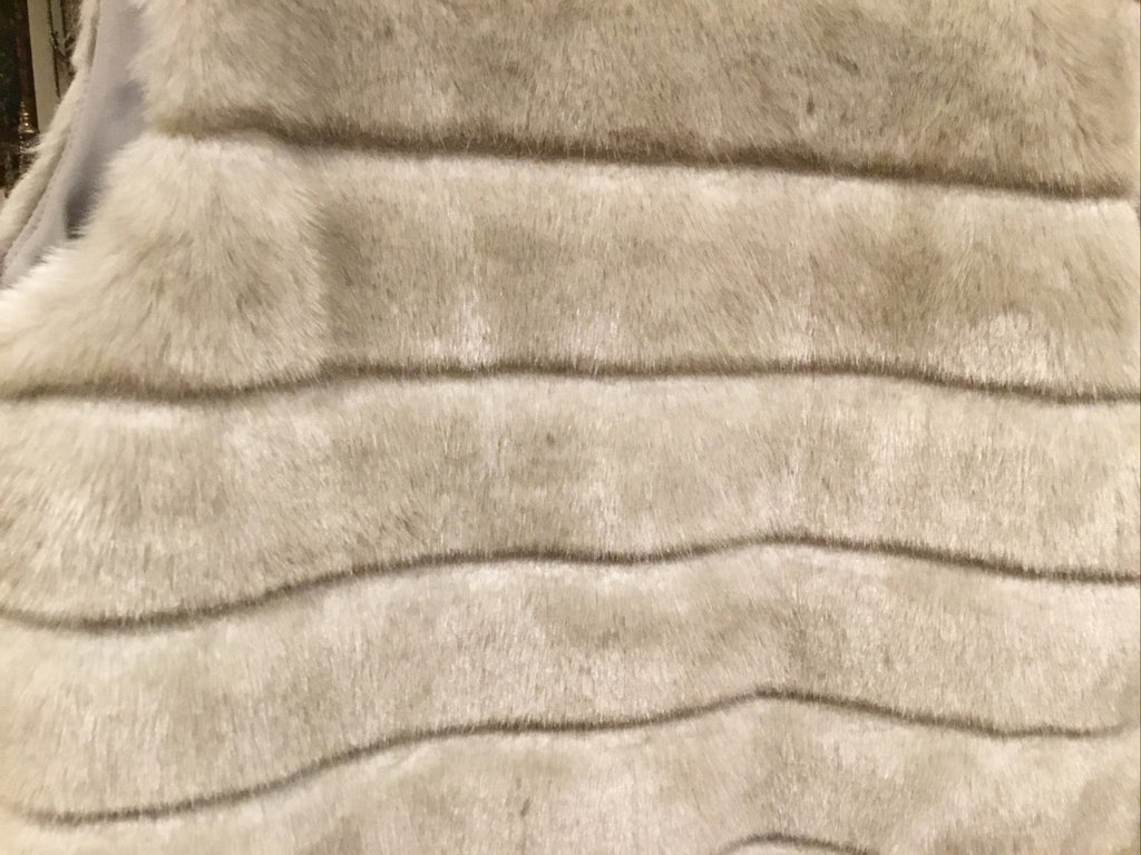 Faux Fur Waistcoat size S