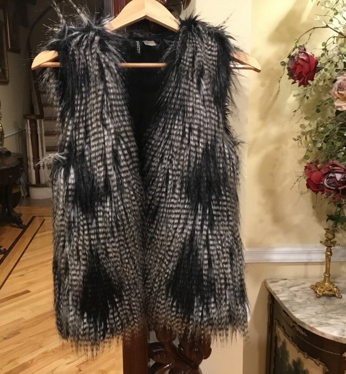 Faux Fur Waistcoat size 4