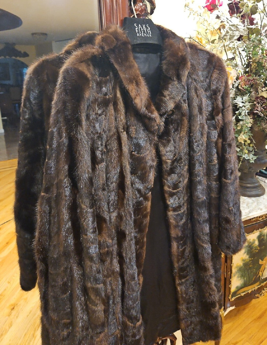 Mink  Coat  Size M