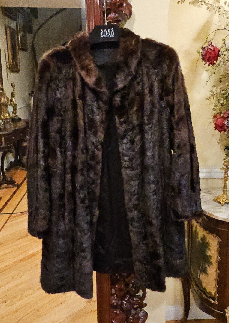 Mink  Coat  Size M