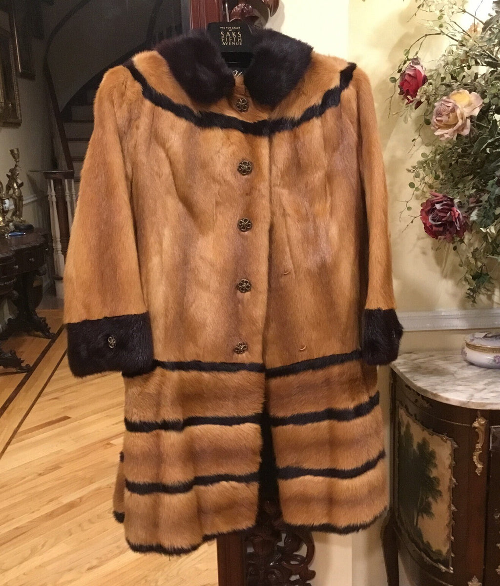 Stunning vintage ￼￼Mink Coat / Jacket SZ  2XS