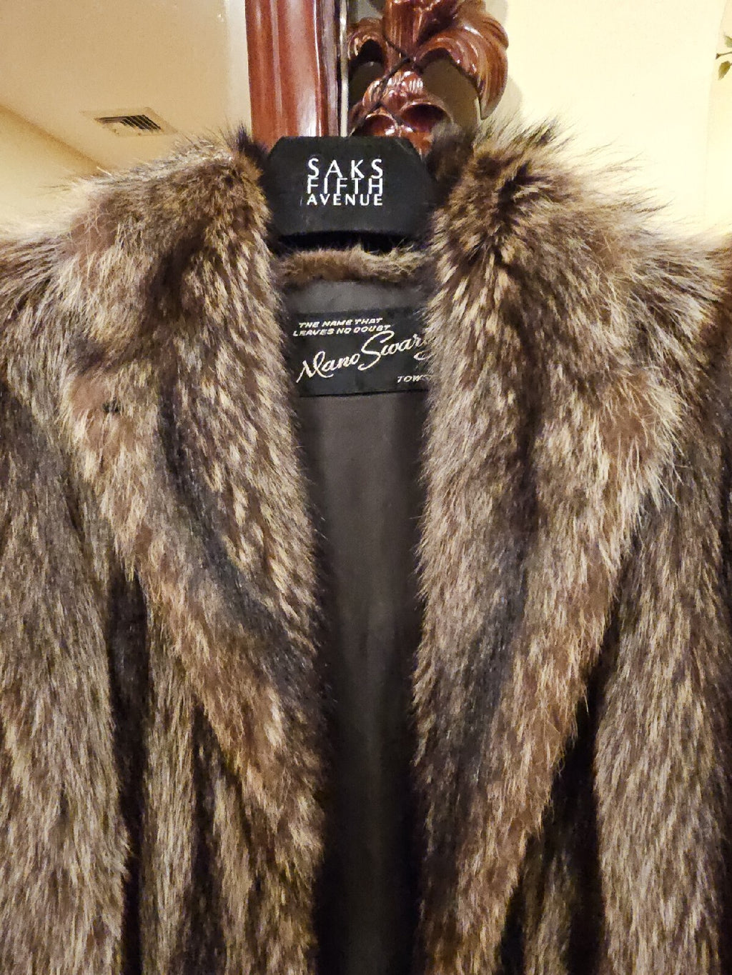 Raccoon Coat/ Jacket- Size M