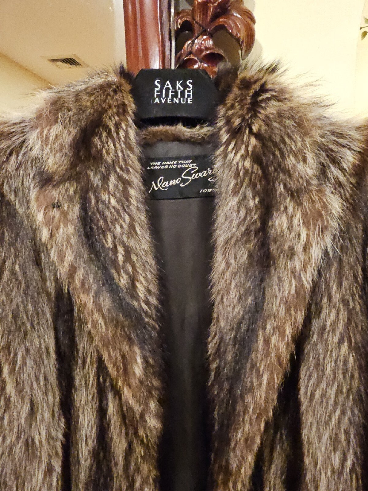 Raccoon Coat/ Jacket- Size M