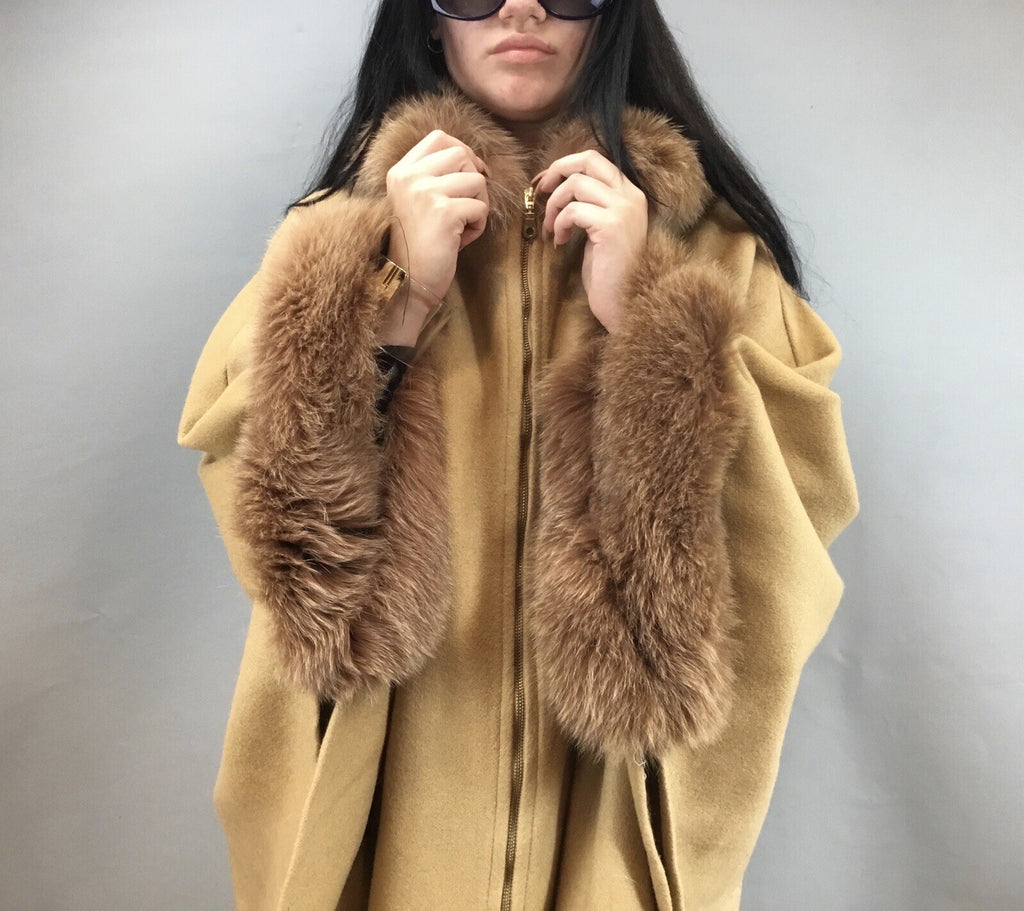 Fox And Wool Jacket￼  Coat Sz  Free