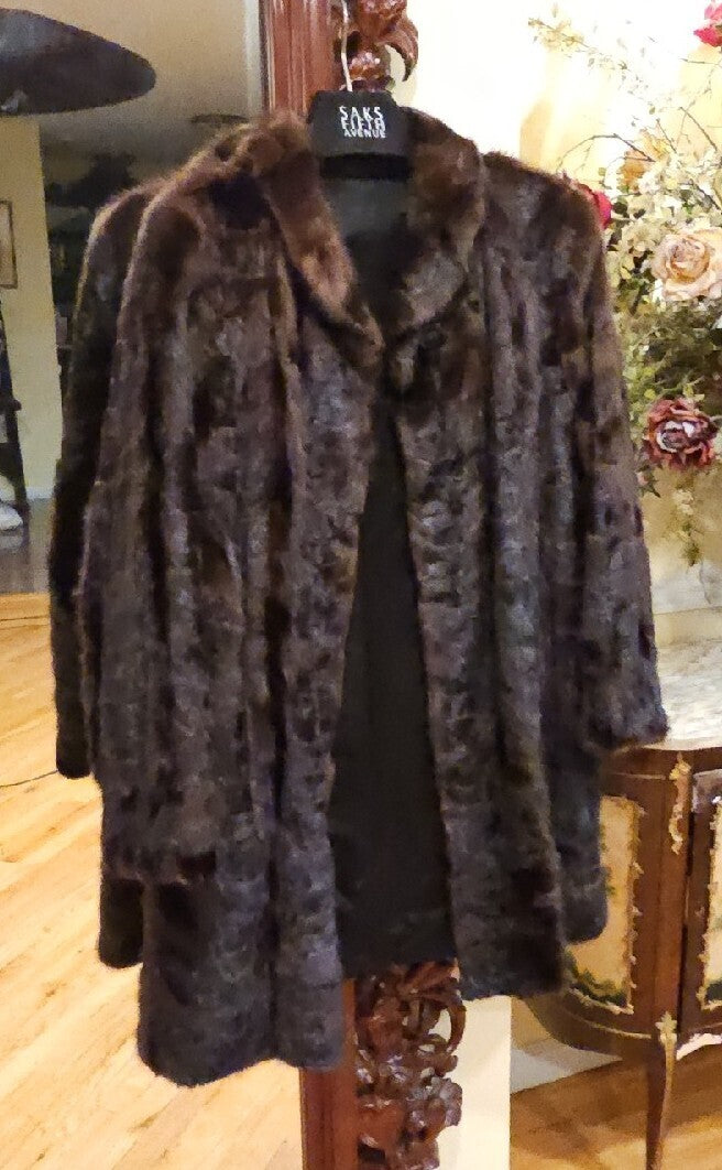 Mink  Coat  Size M
