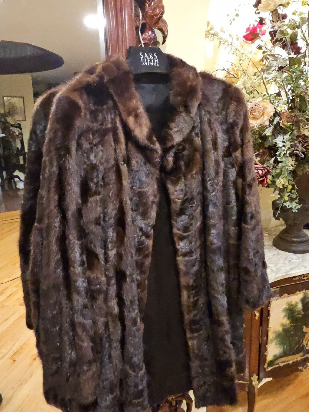 Mink  Coat  Size M