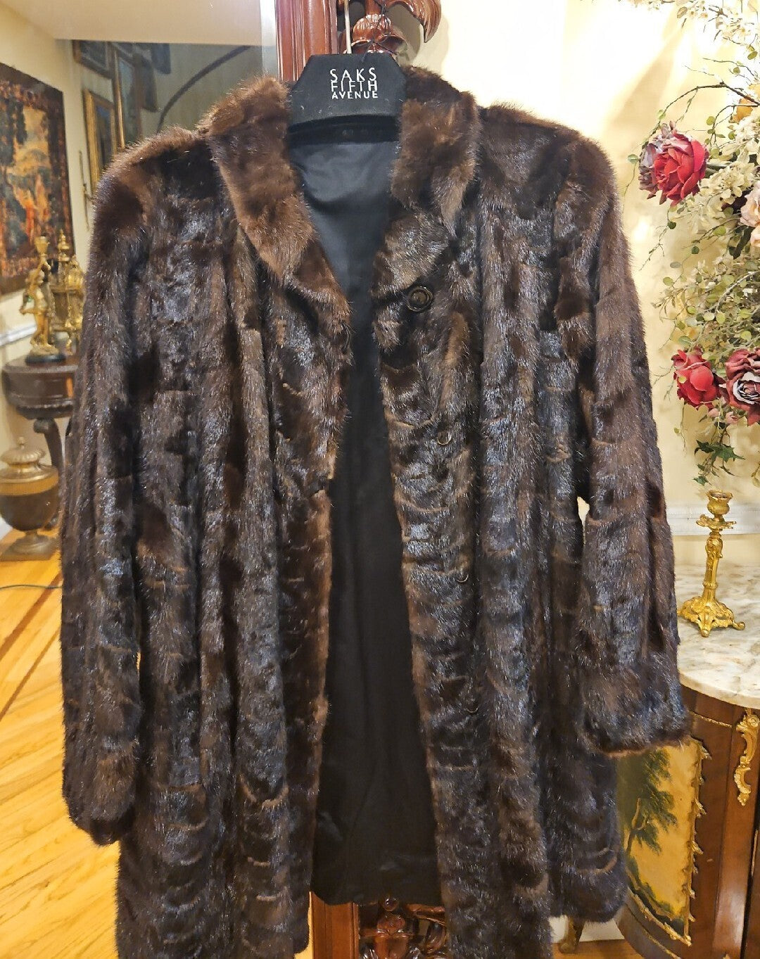 Mink  Coat  Size M