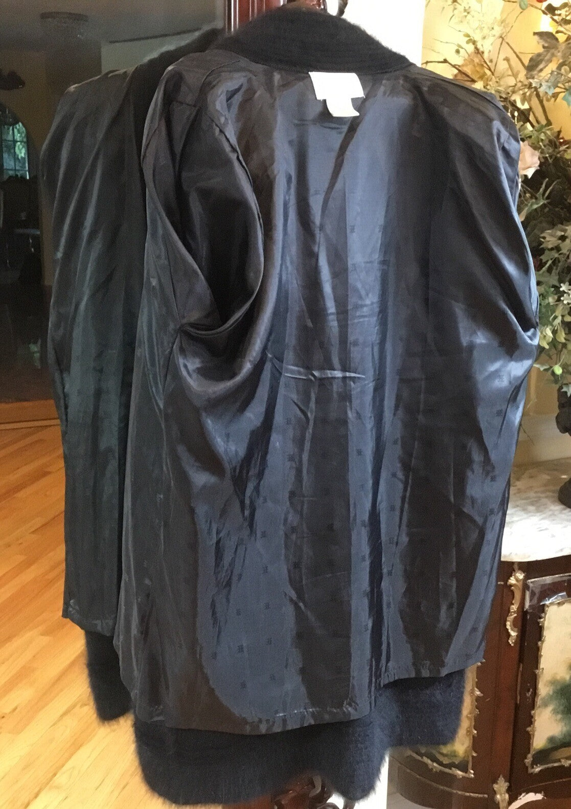 Mink, Angora fur long sweater jacket. Beautiful Jacket.  Sz M