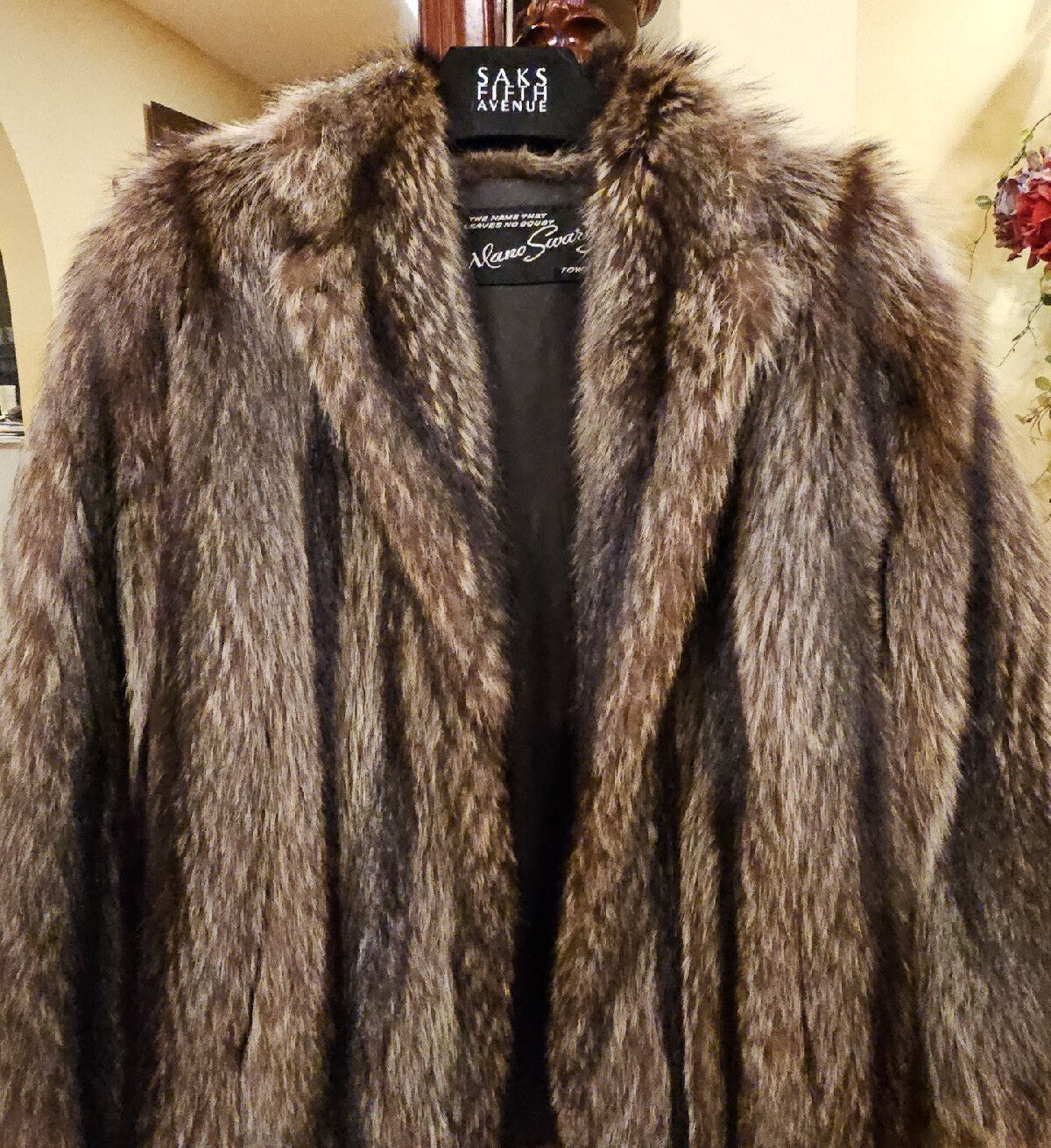 Raccoon Coat/ Jacket- Size M