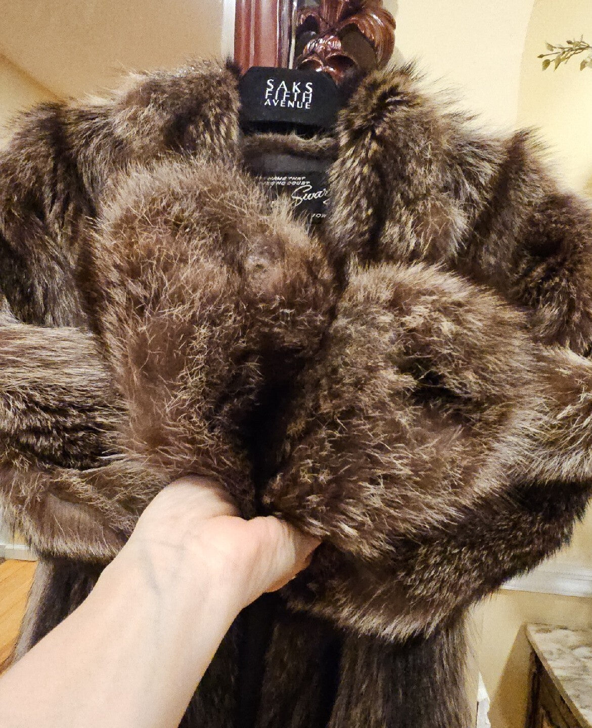 Raccoon Coat/ Jacket- Size M