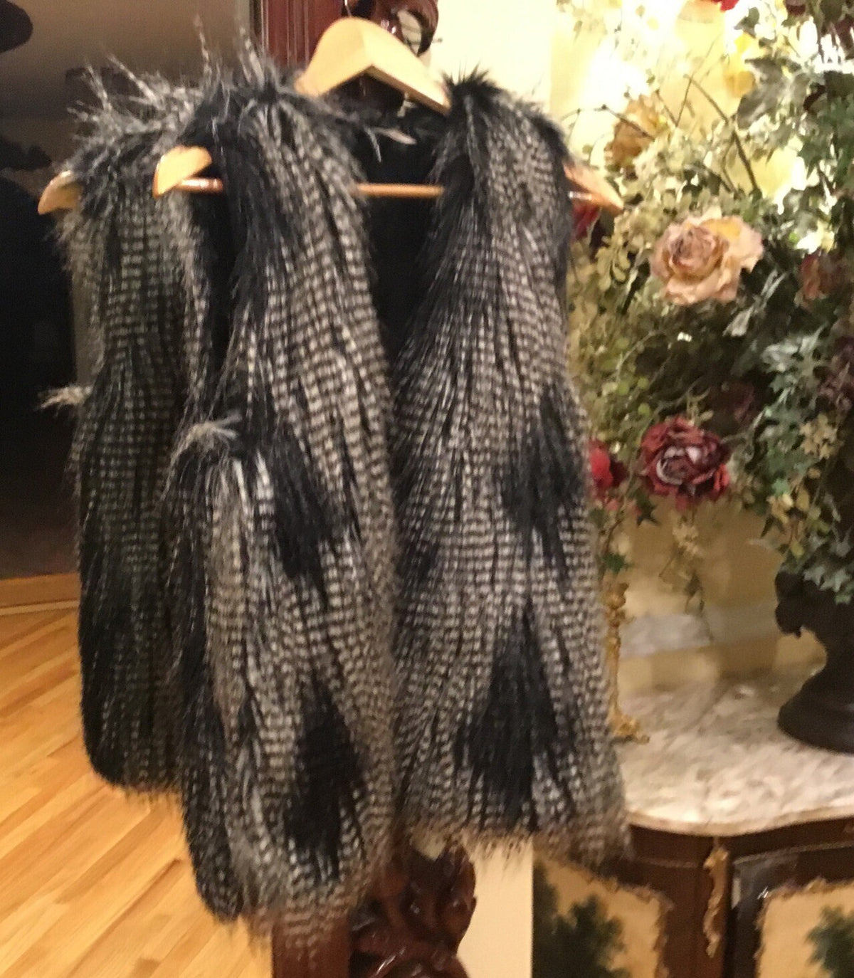 Faux Fur Waistcoat size 4